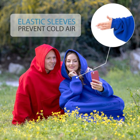 Oversized Wearable Blanket Hoodie Sweatshirt - Picture 11 of 11